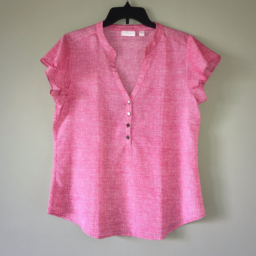 New York and Company Women’s M Business Pink Shirt